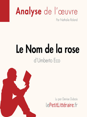 cover image of Le Nom de la rose d'Umberto Eco (Fiche de lecture)
